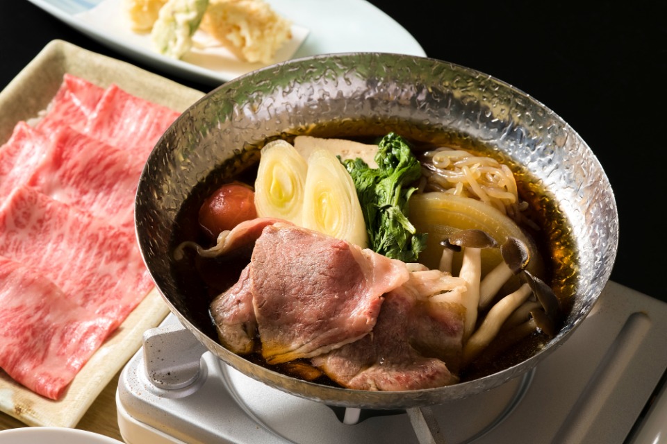 すき煮天婦羅御膳